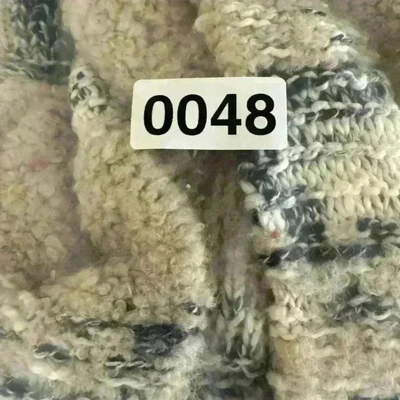 Women’s Sz M/L Blue Marled Longline Knit Pocket Open Cardigan Beach‎ Coastal - Picture 9 of 9